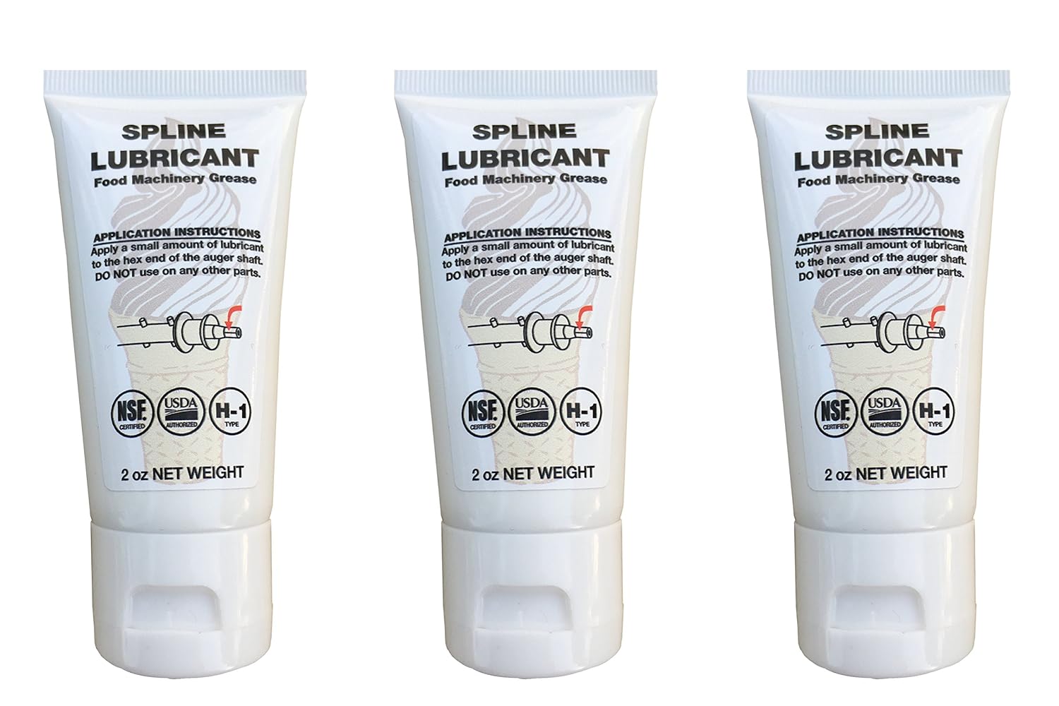 Spline Lubricant (Lube) Compatible with: Stoelting Ice Cream Machines, and More